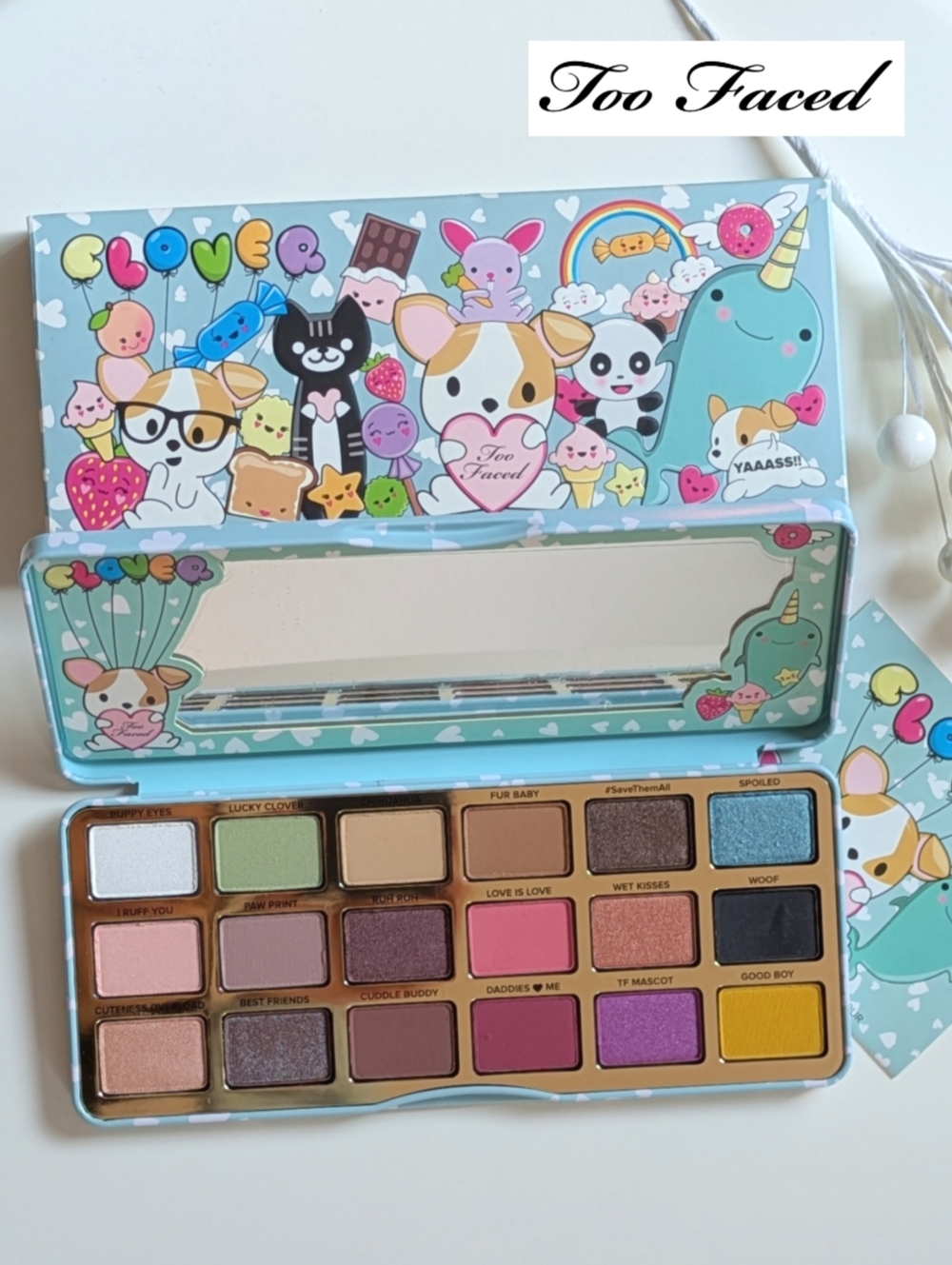 NEW Limited Edition Too Faced Clover Eyeshadow Palette -High Pigment  NIB